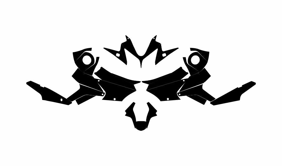 SUZUKI V STROM DL 650 2004-2011 Street Bike Graphics Template Vector