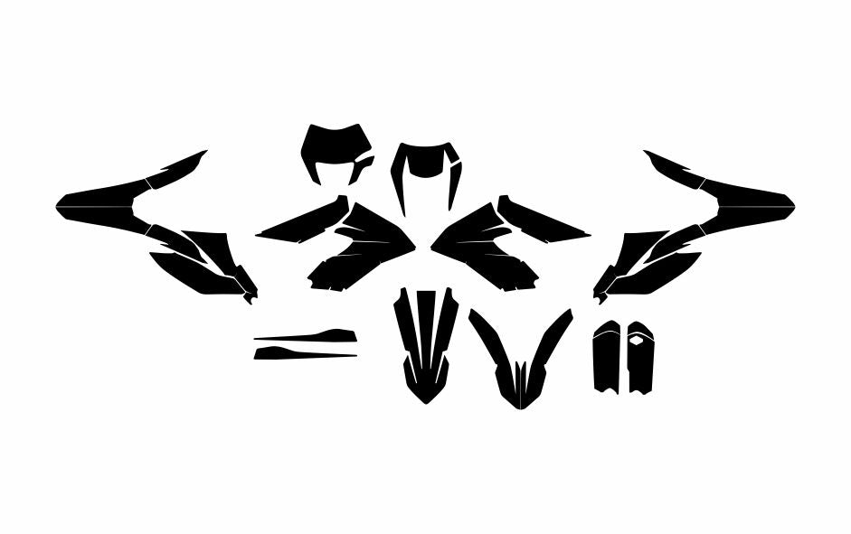 KTM FREERIDE 250 350 2012-2021 Template Graphics