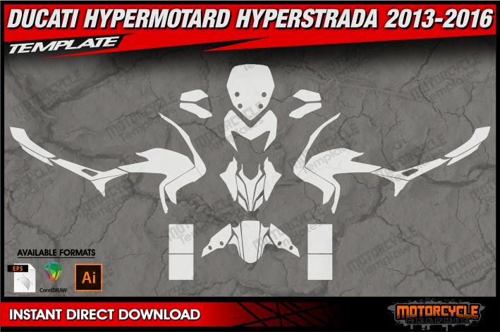 DUCATI HYPERMOTARD HYPERSTRADA 2013-2016