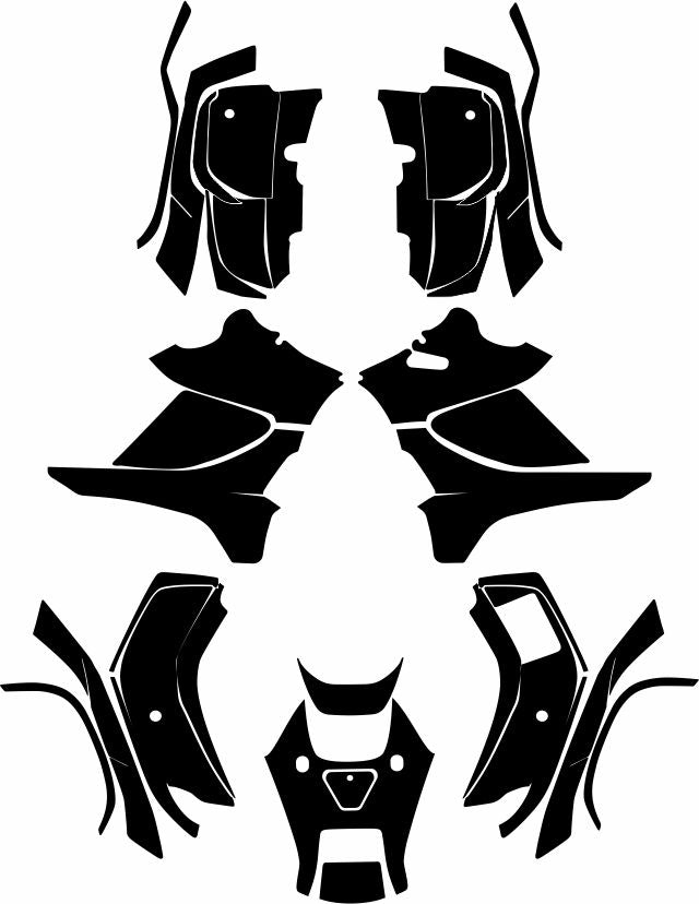 HONDA FourTrax Rancher 2007-2013 ATV Vector Graphics Template