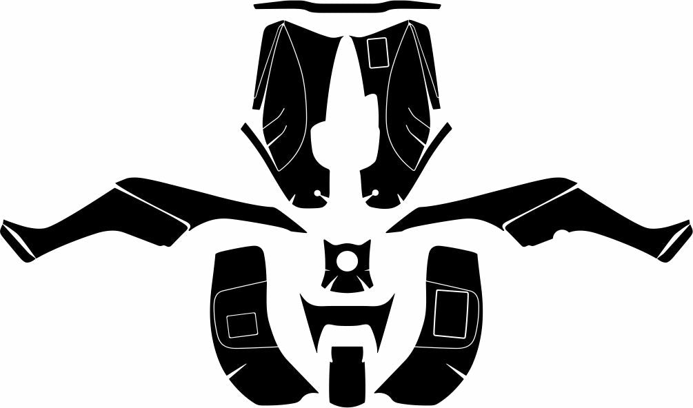 HONDA TRX 250EX 2001-2004 ATV Vector Graphics Template