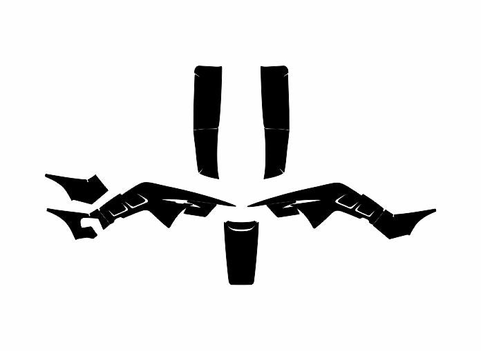 HONDA TRX 250R FOURTRAX ATV Vector Graphics Template