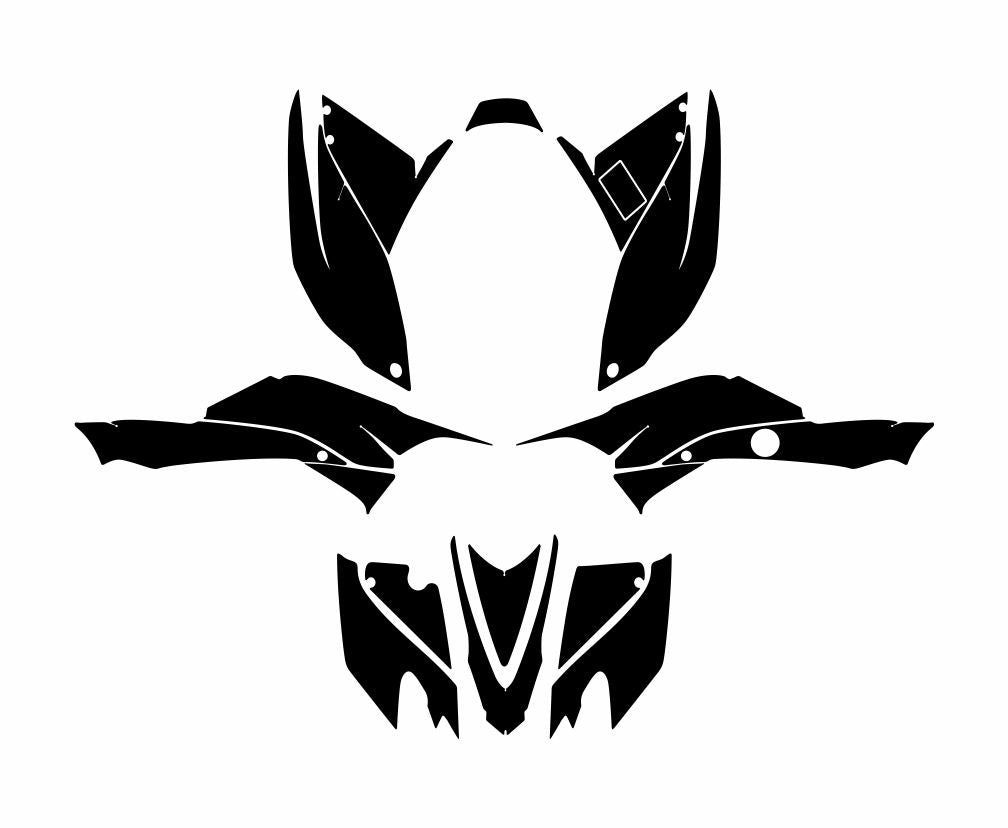 HONDA TRX 400 EX 2008-2018 ATV Vector Graphics Template