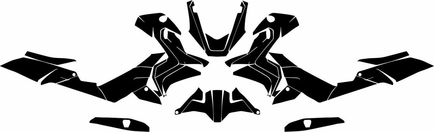 HONDA X-ADV 750 2017-2020 XADV Maxi Scooter Graphics Template Vector