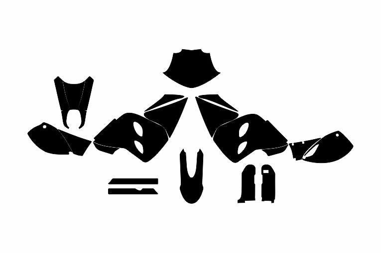 KTM 640 LC4 ADVENTURE Street Bike Graphics Template Vector