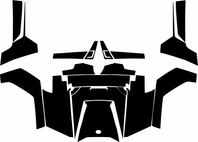 POLARIS RZR 800 2011-2015 UTV Graphics Template Vector