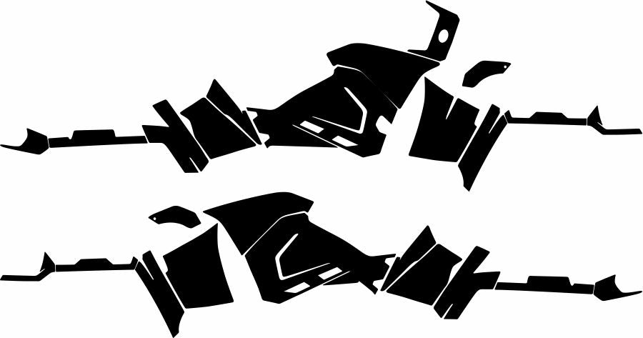 POLARIS SPORTSMAN 325 ETX 450 570 2014-2017 ATV Graphics Template Vector