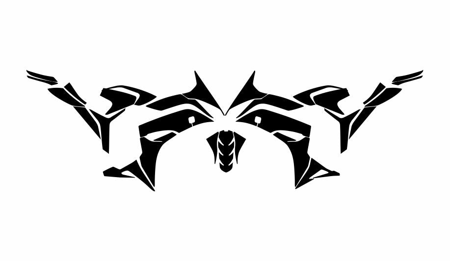 SUZUKI GSX 150 SF GIXXER Street Bike Graphics Template Vector