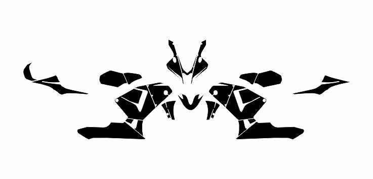 HONDA CBR 600 2003-2006 streetbike graphics template