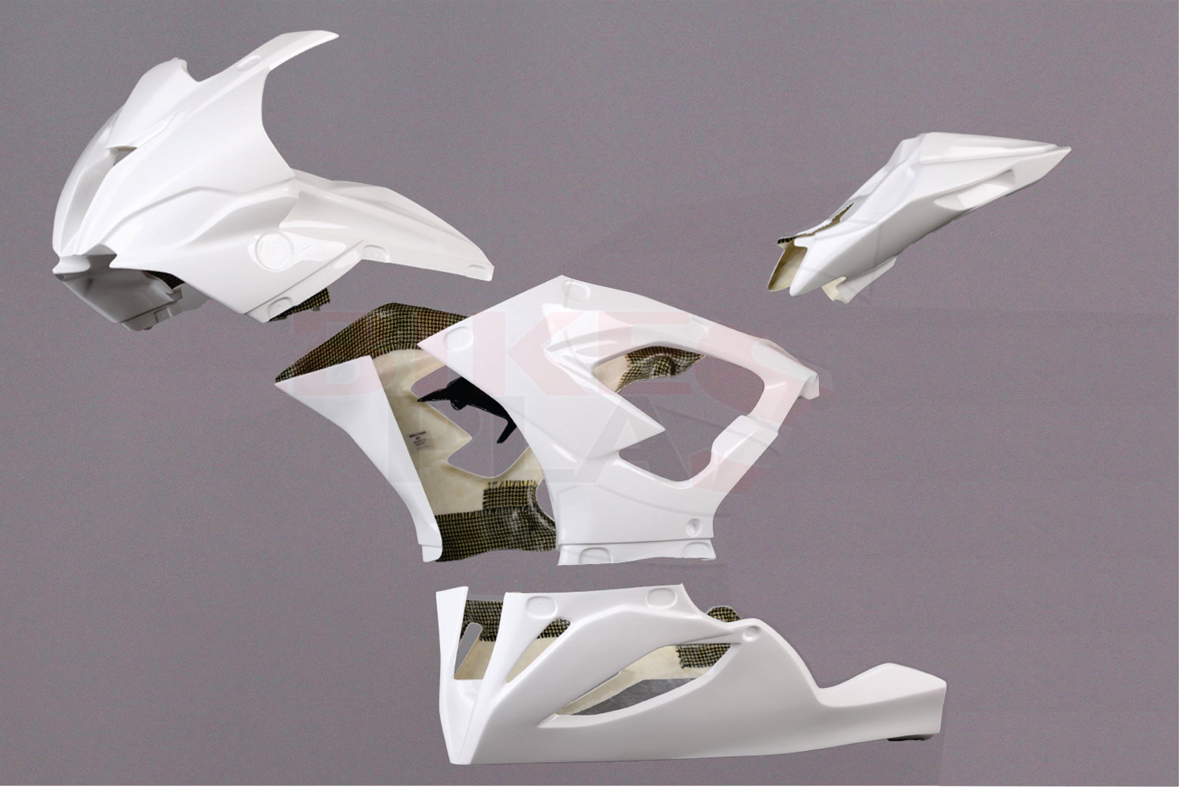 BMW S 1000RR RACING FAIRING 2019-2020 template vector graphics