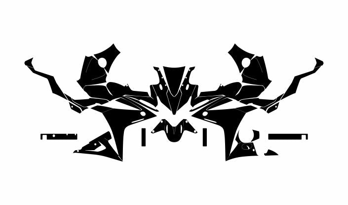 HONDA CBR 500R 2016-2018 Template Vector