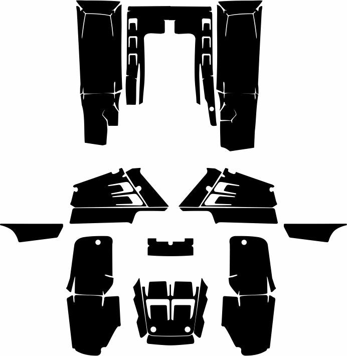 YAMAHA BANSHEE 350 ATV Vector Graphics Template