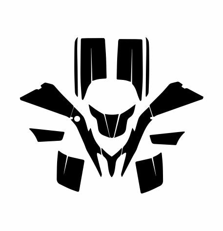 YAMAHA BLASTER 200 1988-2006 ATV Vector Graphics Template