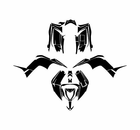 YAMAHA RAPTOR 90 2016-2021 ATV Vector Graphics Template