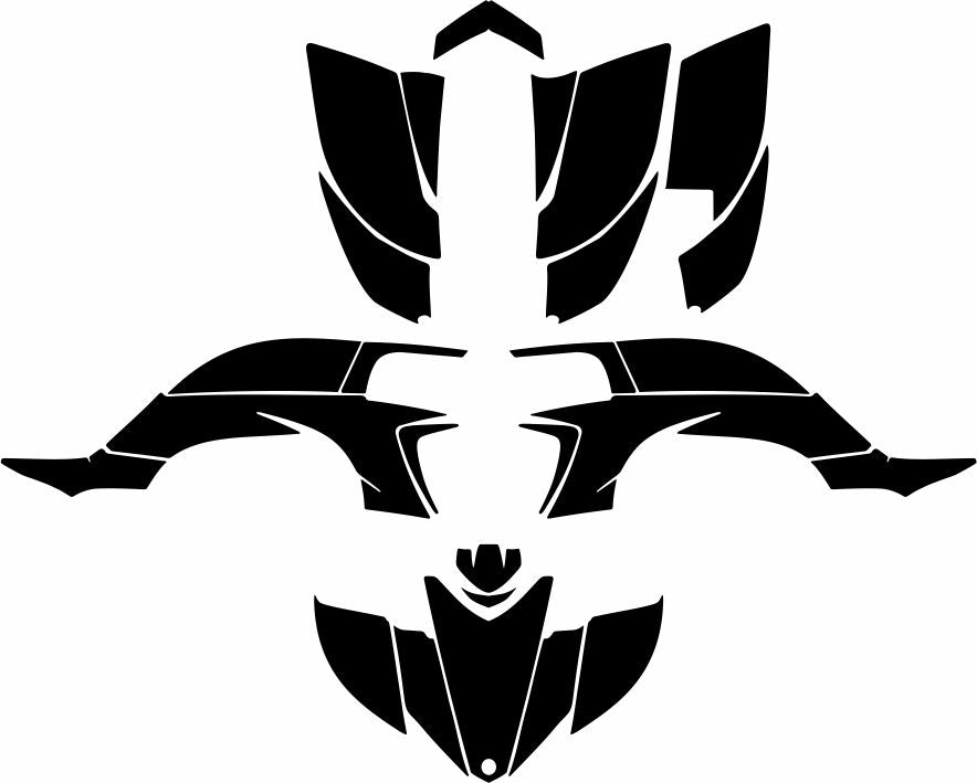 YAMAHA YFZ450 2003-2008 ATV Vector Graphics Template