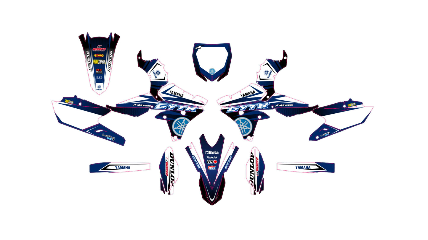 YAMAHA YZF 250 2014-2018 YZF 450 2014-2017 VECTOR GRAPHICS