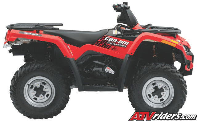 CAN AM OUTLANDER 400 2009-2014 ATV Graphics Template Vector
