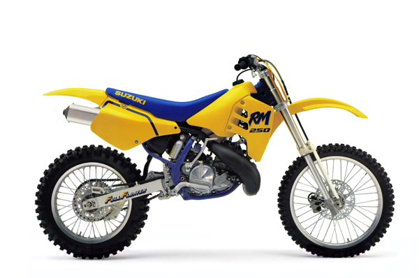 SUZUKI RM 125 250 1989-1992 Graphics Template Vector