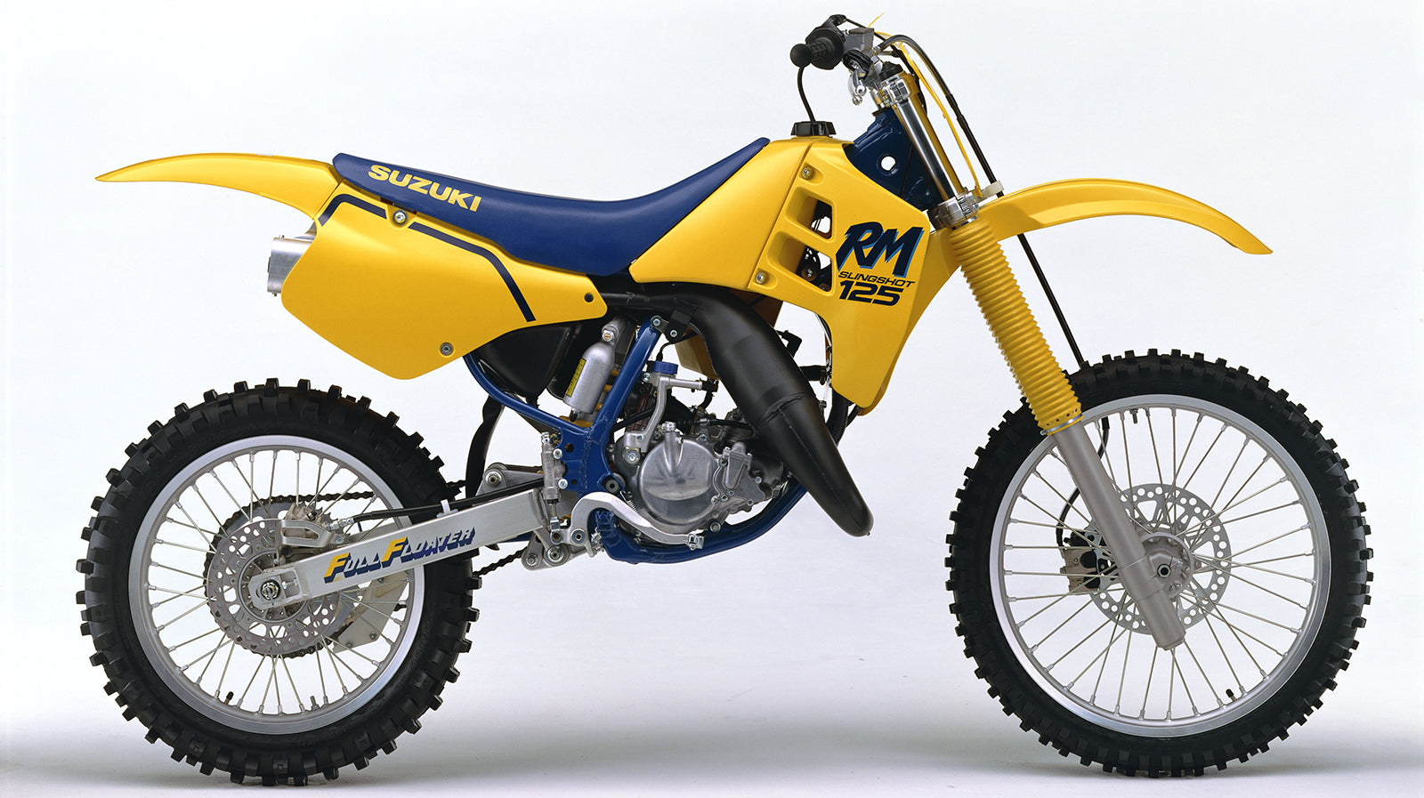 SUZUKI RM 125 250 1989-1992 Graphics Template Vector