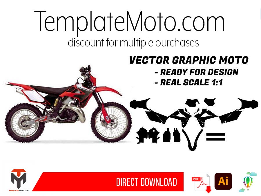 GAS GAS EC 2007 2008 2009 Graphics Template