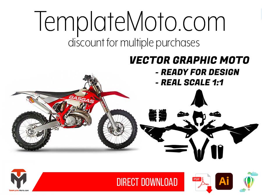 GAS GAS EC 2018 2019 2020 Graphics Template