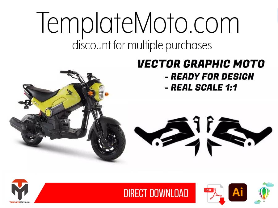 Honda Navi Vector Graphics Template