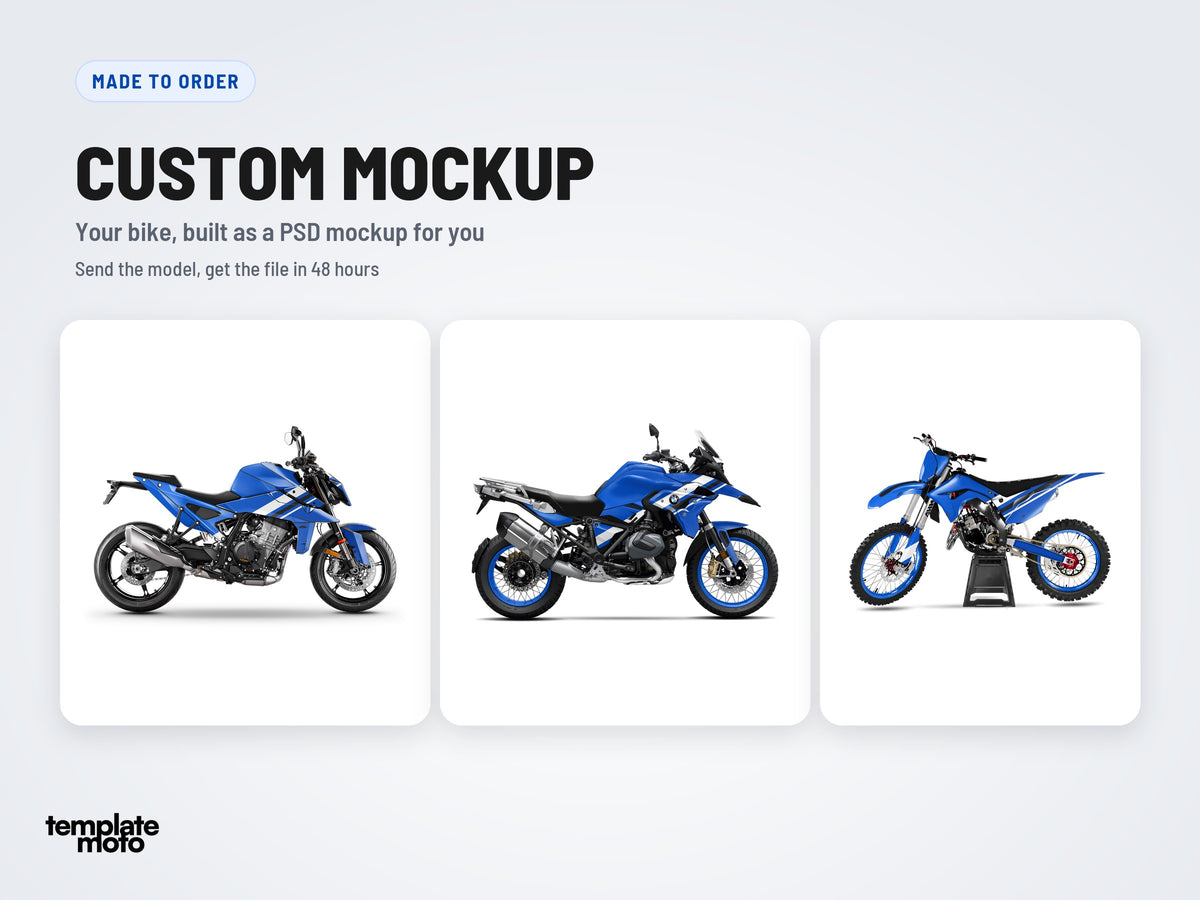 Custom PSD mockup made to order by TemplateMoto