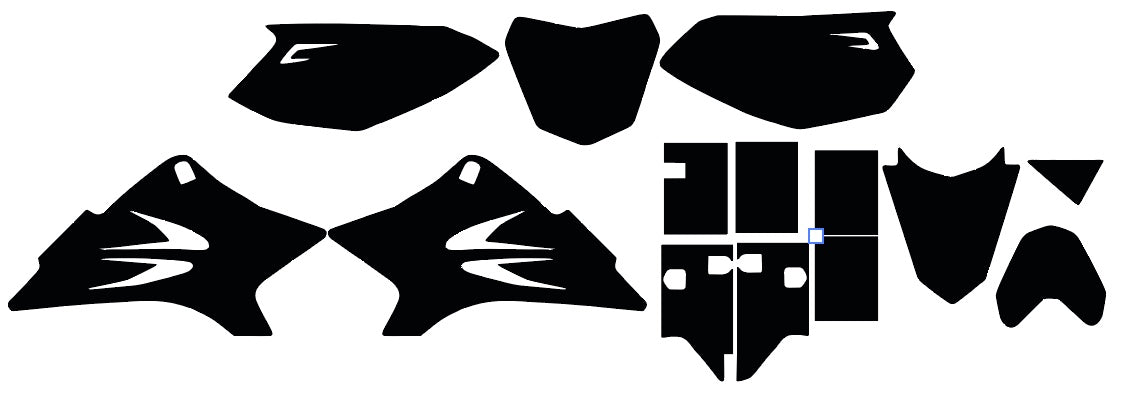 Yamaha TTR 50 2006 2007 2008 2009 2010 2011 2012 2013 2014 2015 2016 2017 2018 Graphics Template