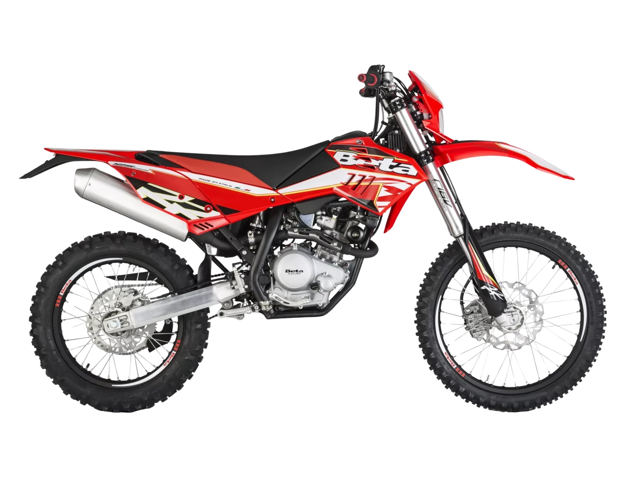 Beta RR 125 LC 2010-2018 ENDURO MX SUPERMOTO Graphics Template Vector