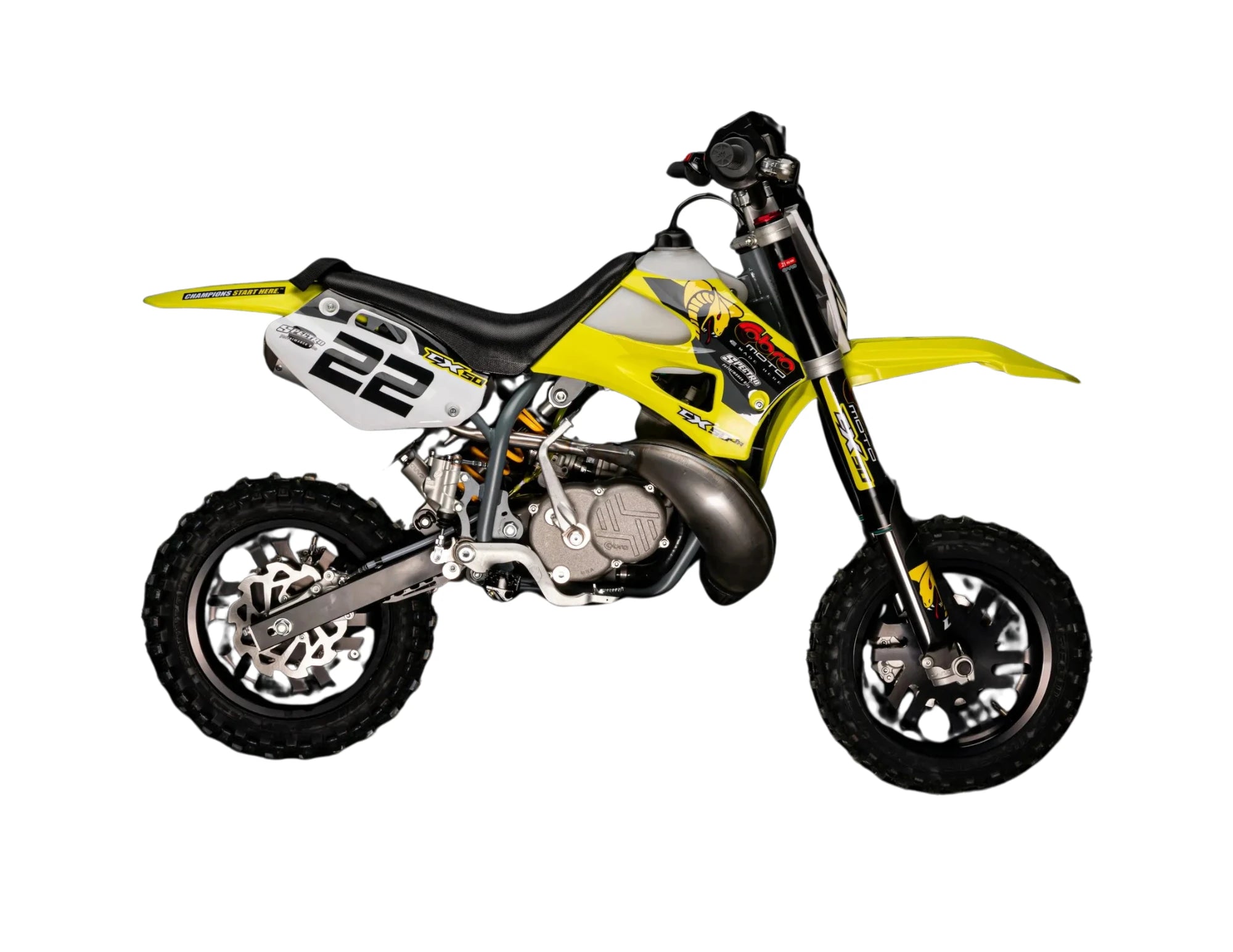 COBRA CX 50 JR 2012-2020 ENDURO MX SUPERMOTO Graphics Template Vector