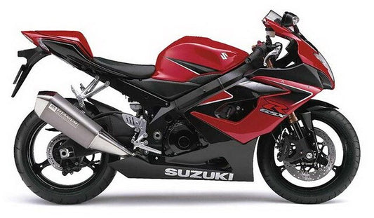 SUZUKI GSX R 1000 2005-2006 Street Bike Graphics Template Vector
