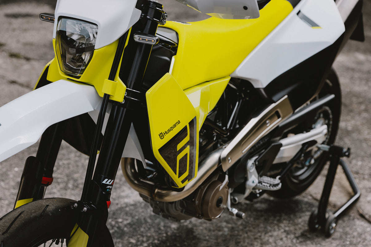 HUSQVARNA 701 SUPERMOTO & ENDURO 2025 Perfect Template vector graphics