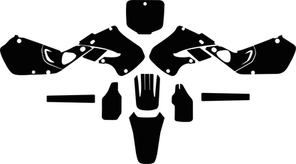 Honda CR 125 1998 1999 CR 250 1997 1998 1999 Template Graphics