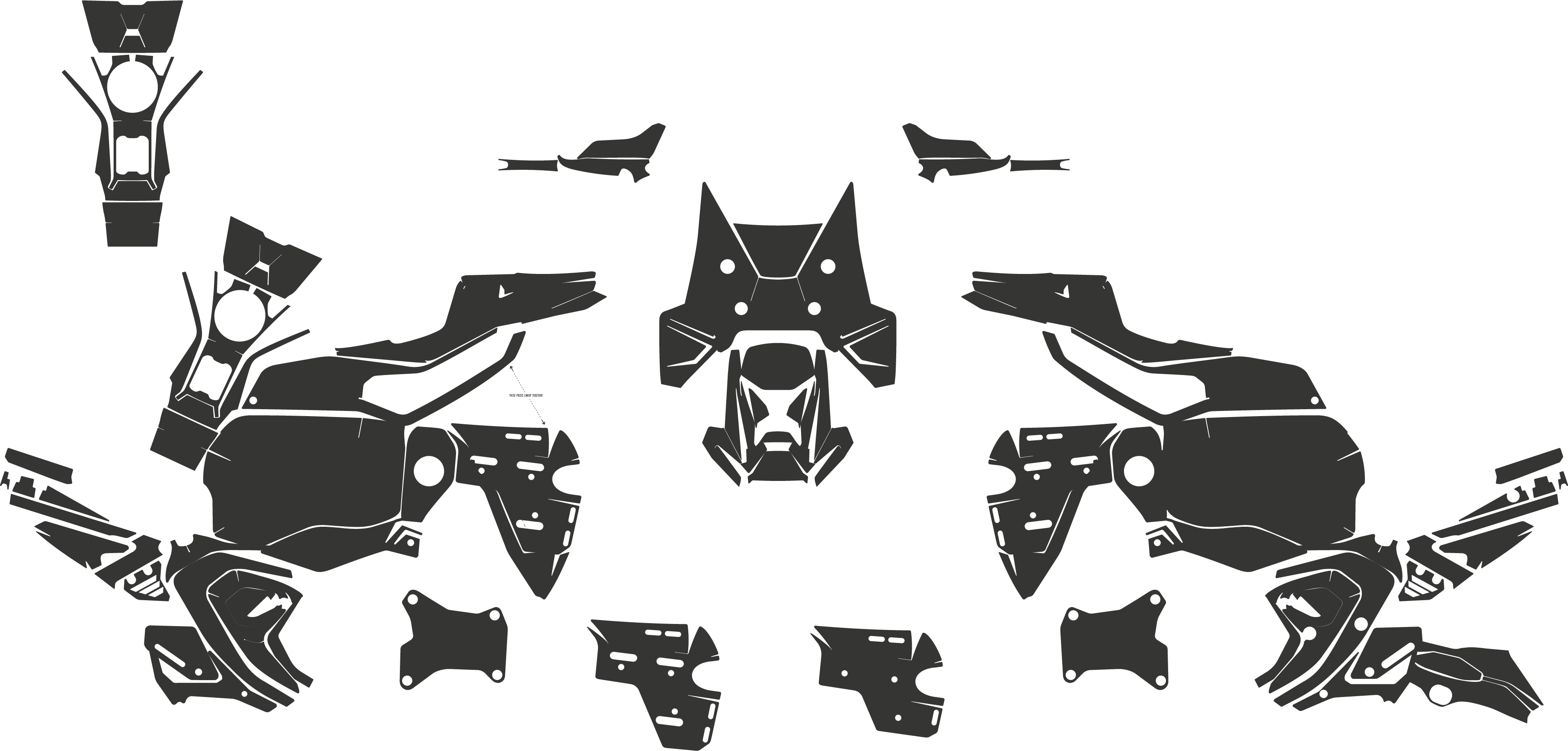 BMW R 1300 GS ADVENTURE 2024-2026 Template vector graphics