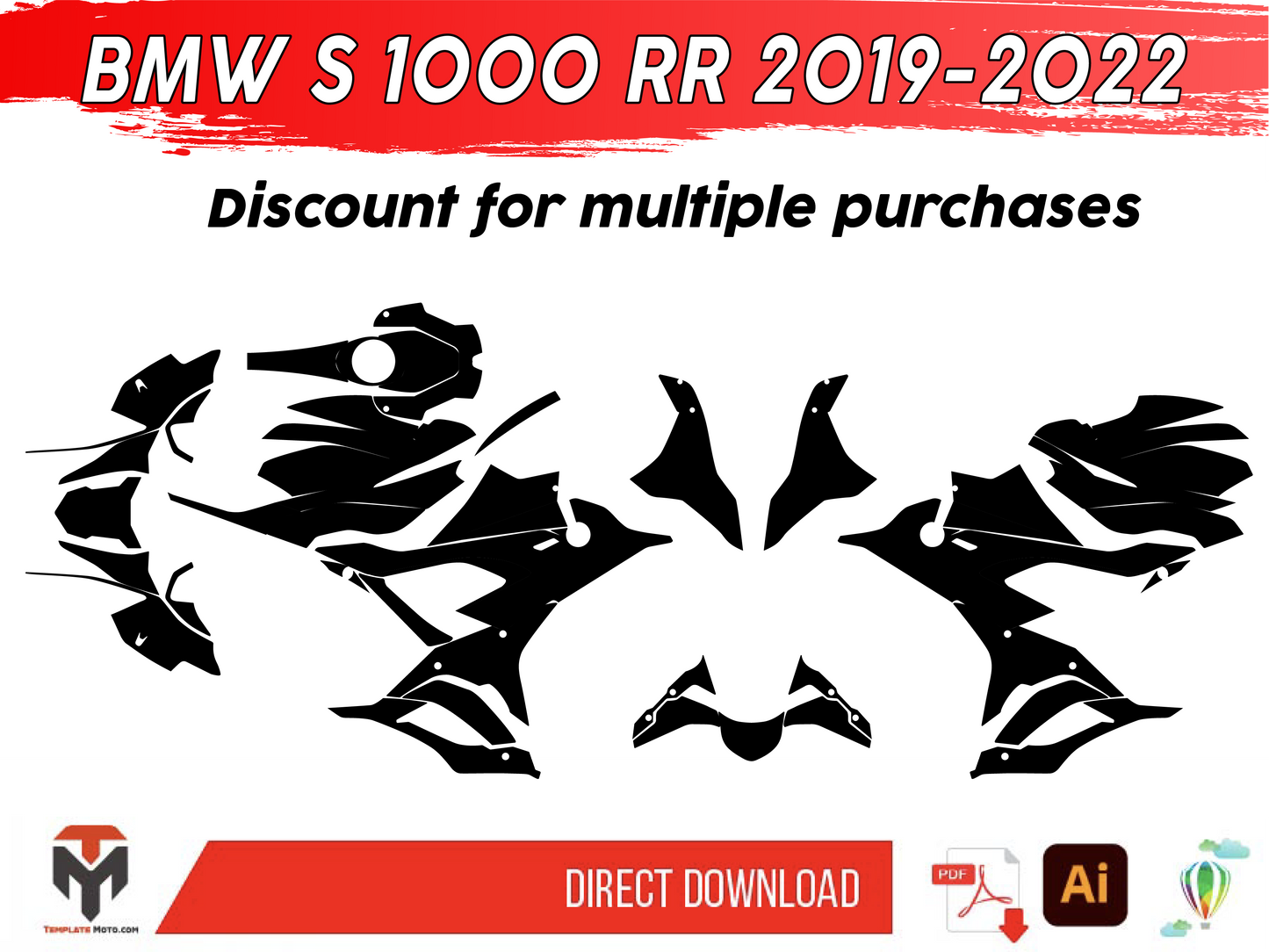 BMW S1000RR 2019-2022 Original Fairing S 1000 RR