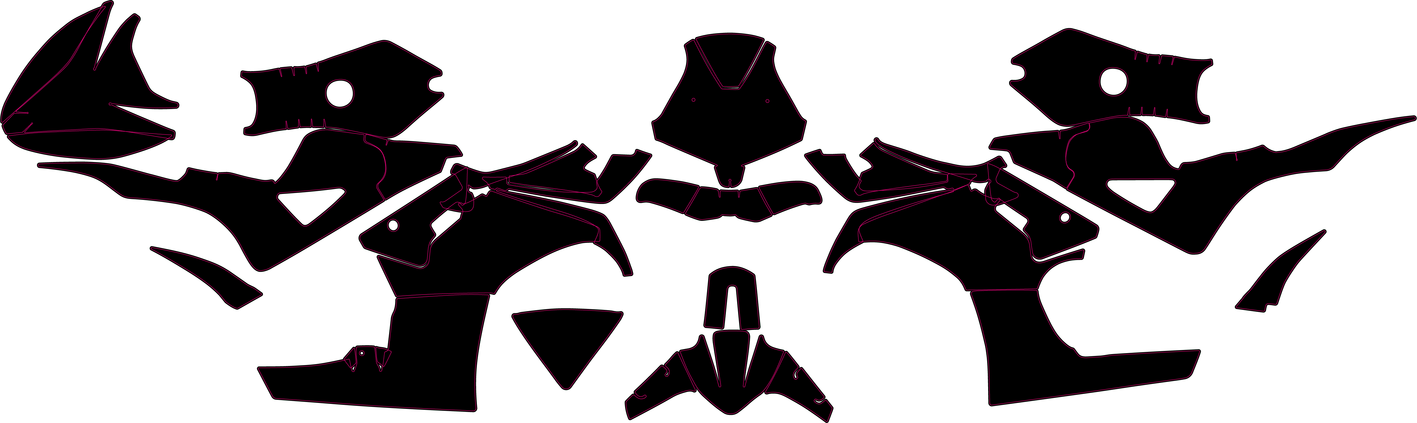 BUCCI MOTO BR10 mini GP 2021 Template Graphics Vector