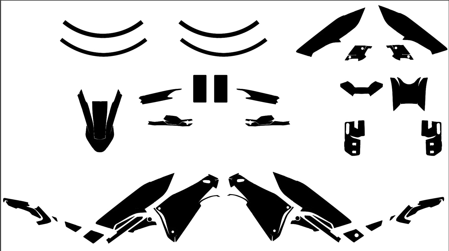 CF MOTO 450 MT TEMPLATE GRAPHICS