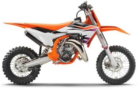 KTM SX 65 2024-2025 Template vector graphics
