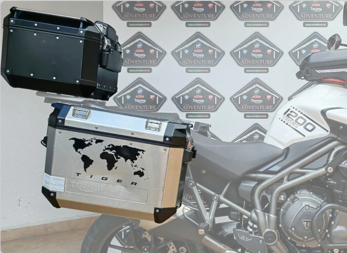 TOP CASE TRIUMPH TIGER 1200 XCA 2016-2021 Template vector graphics