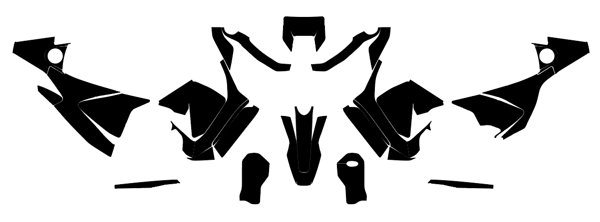 HUSQVARNA 701 LR Enduro Template Graphics Vector