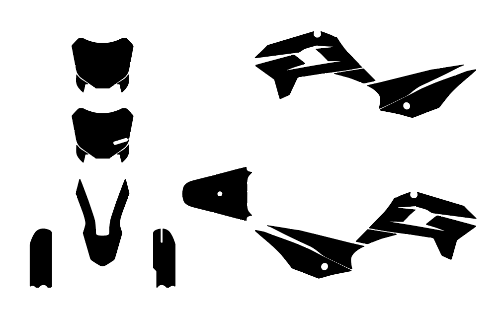 KAYO TT140 Template vector graphics