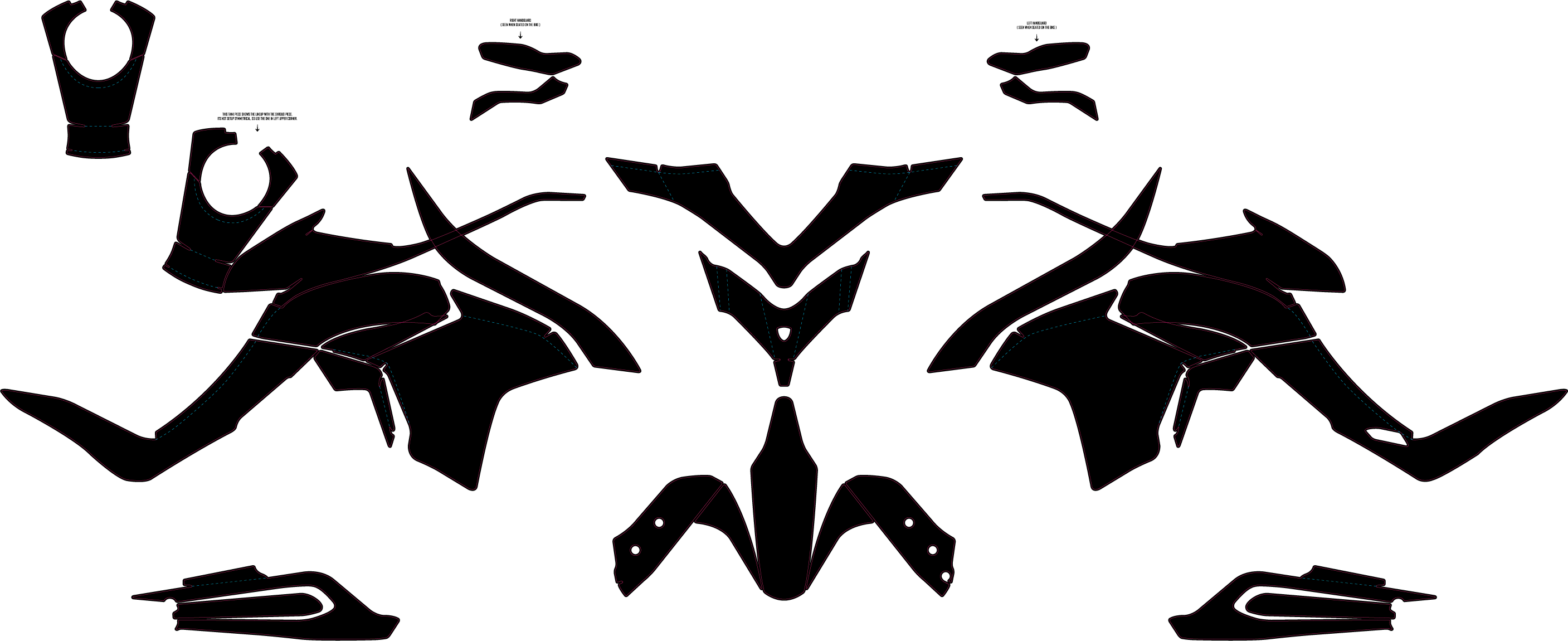 DUCATI MULTISTRADA 2022-2024 V2 TRAIL TEMPLATE