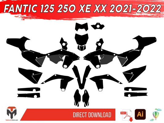 FANTIC 125 250 XE XX 2021-2022