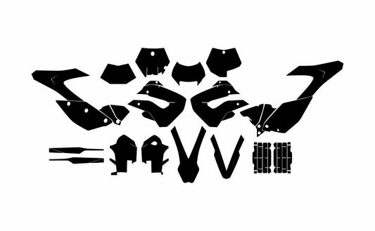 Husaberg Enduro All Models 2009 2010 2011 2012 Graphics Template