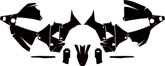 HUSQVARNA AURORA RALLY 701 XPLORER Template Graphics Vector