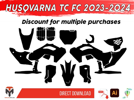 HUSQVARNA TC FC 125 250 450 2023-2024