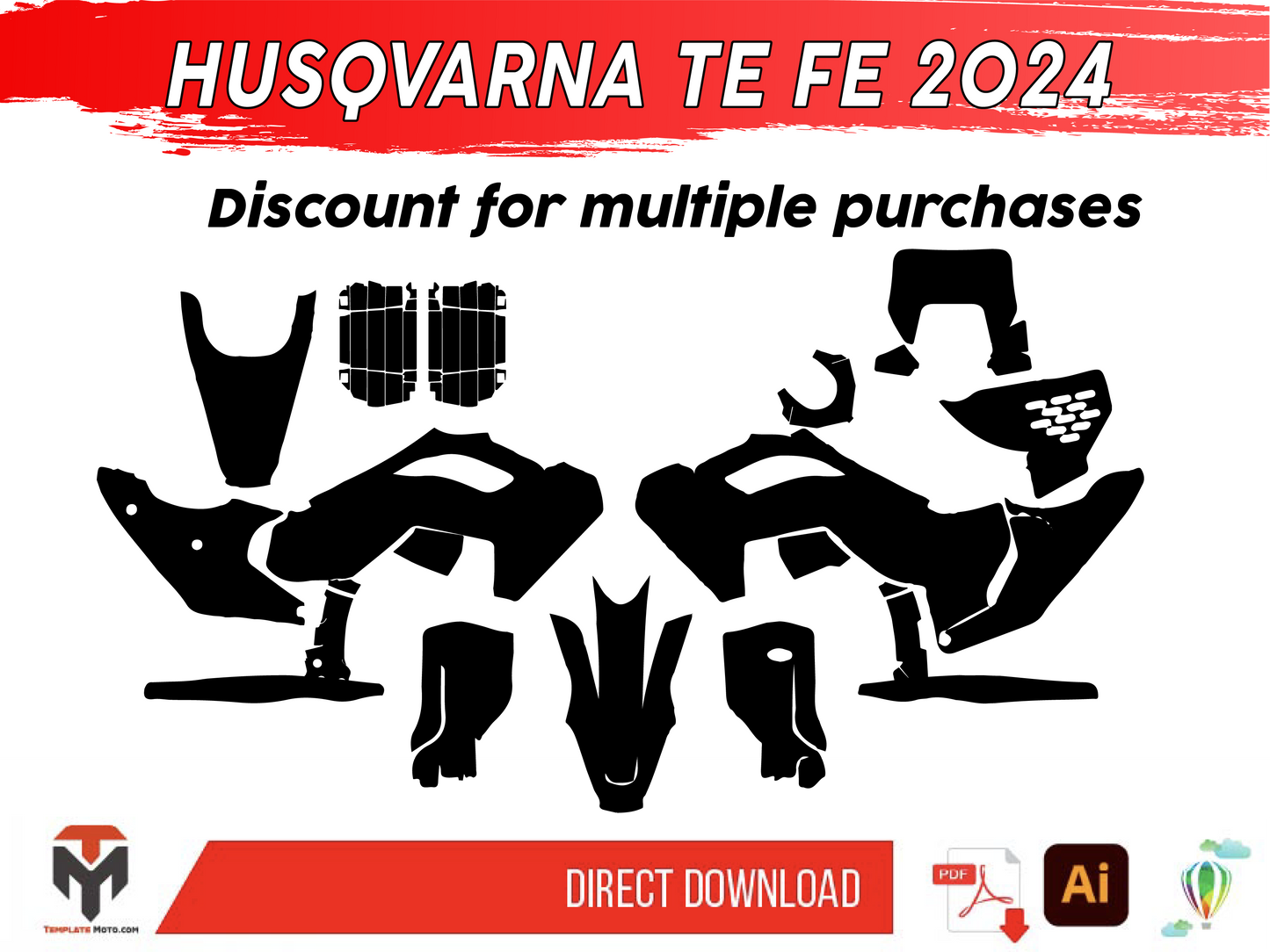 HUSQVARNA TE FE 125 250 450 2024