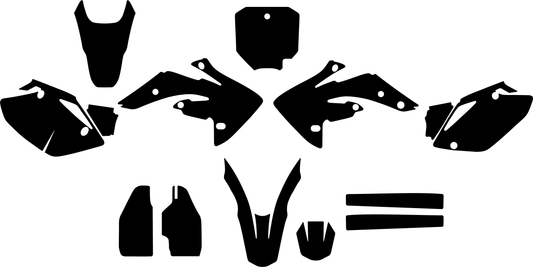 HONDA CRF 150 R 2007-2022 Graphics Template Vector