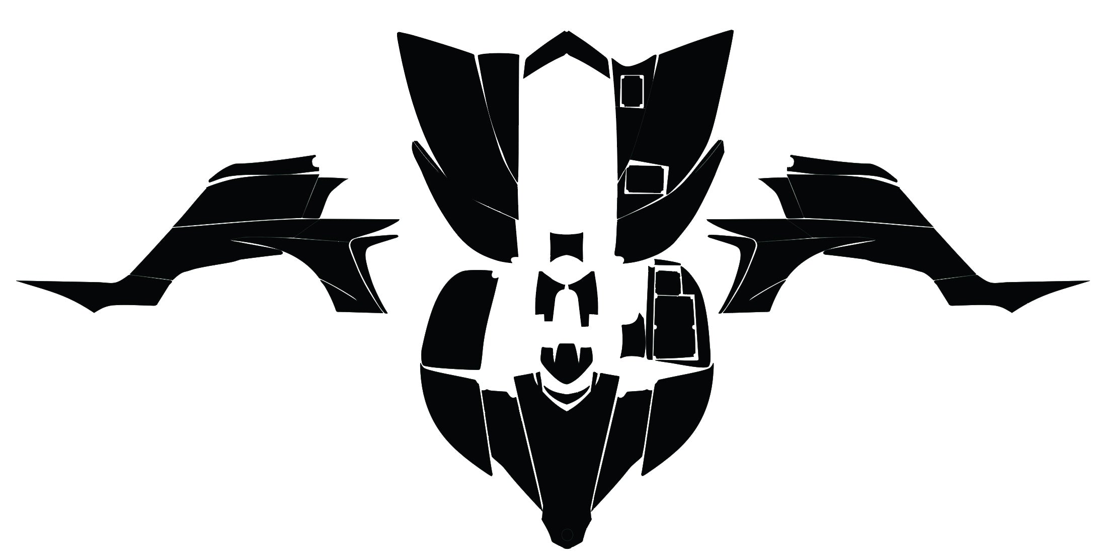 Yamaha YFZ-R 450 ATV Quad 2003 2004 2005 2006 2007 2008 Graphics Template