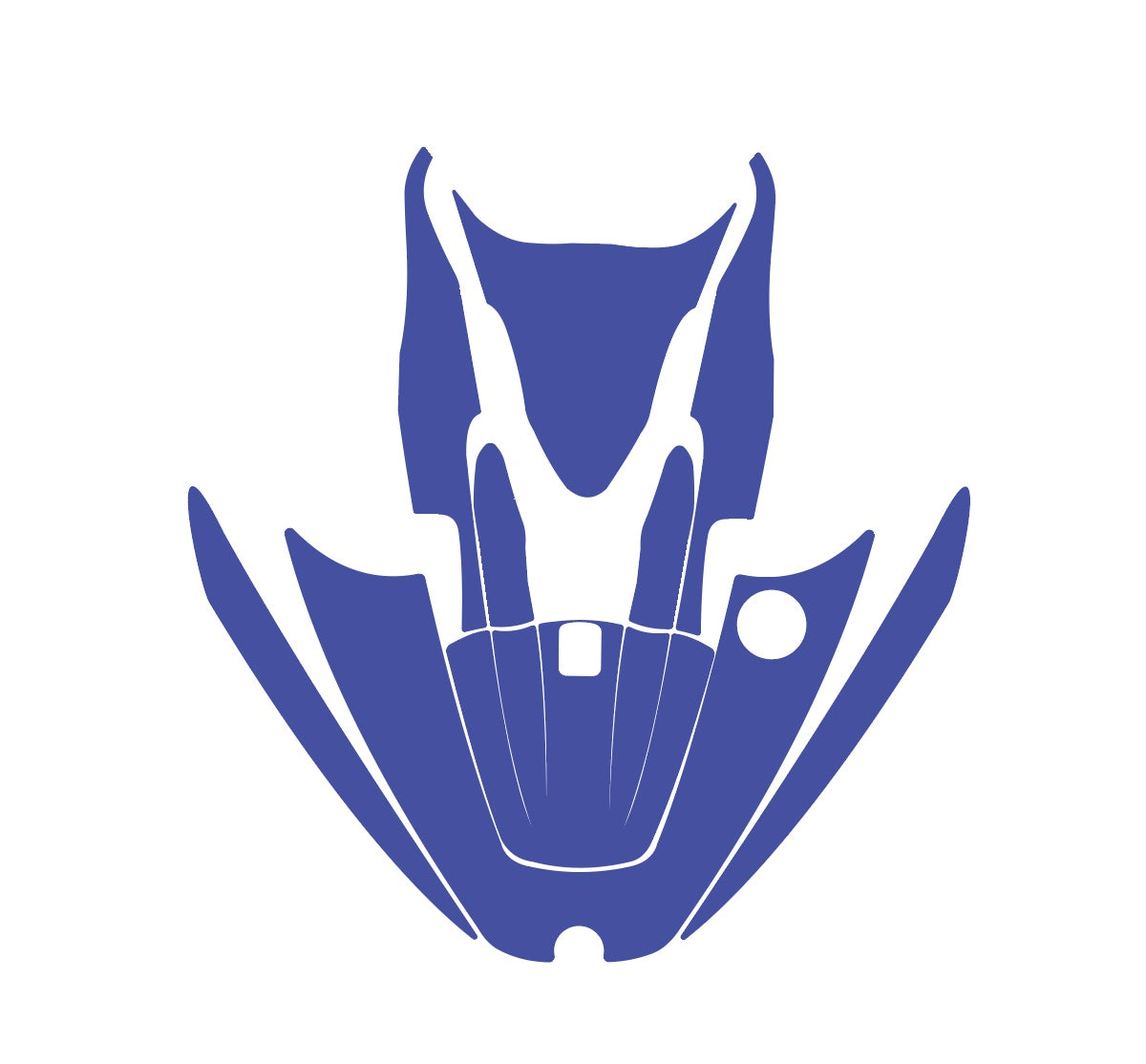 KAWASAKI ZXI 750 1100 Jetski Graphics Template Vector